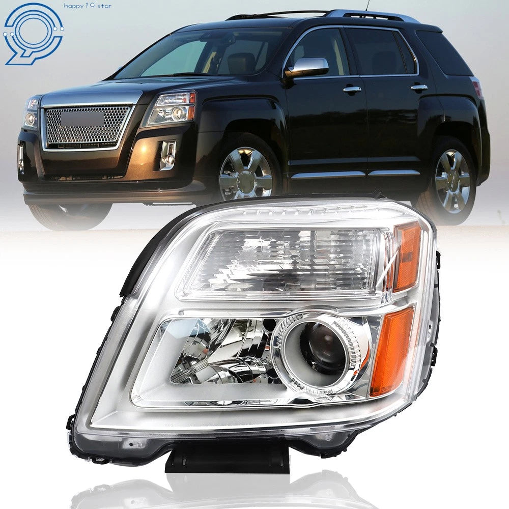 Left Headlight Assembly for GMC Terrain (2010-2015) Halogen