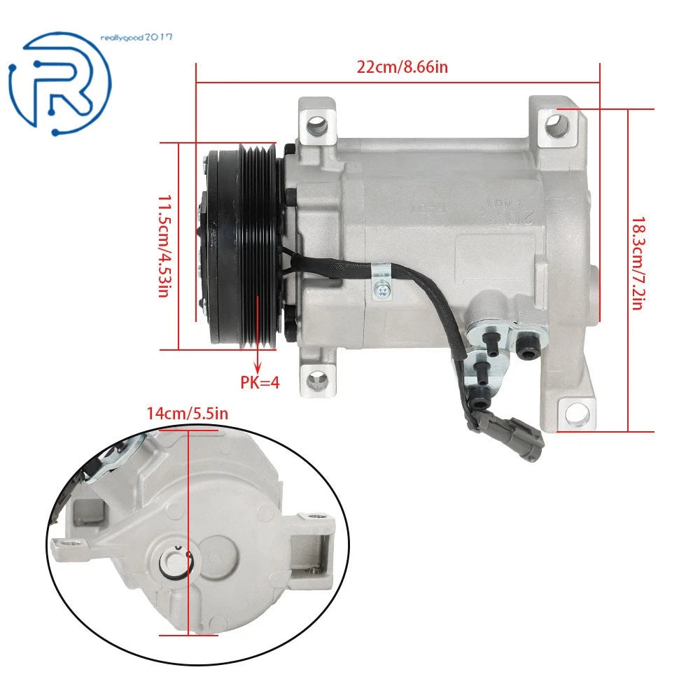 A/C Compressor 77363 for Cadillac Escalade (2003–2009)
