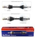 Set of 2 Front AAR CV Axle Shafts for Ford Lincoln 3.5L Turbo