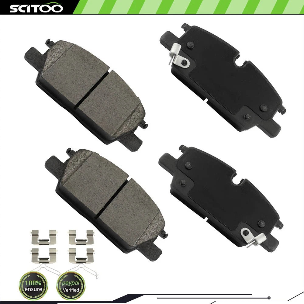 Front Ceramic Brake Pads Kit for Cadillac CT4 GMC Terrain (2020–2023) D2345-9592