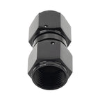 8AN Female to Female Swivel Coupler Union Fitting Adapter Aluminum Black