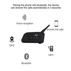 EJEAS V6 Pro Bluetooth Helmet Intercom for Motorcycle - 6 Riders