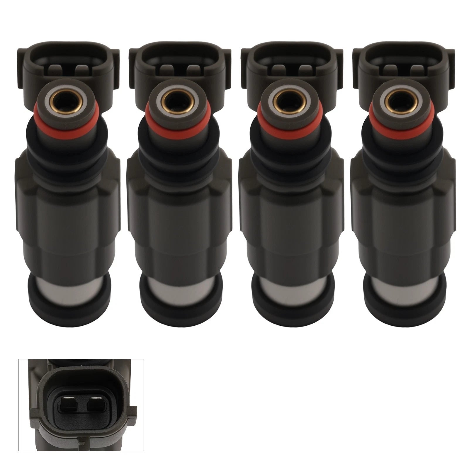 Set of 4 Marine Fuel Injectors for Suzuki DF60 DF70 (1998–2009) 15710-66D00 CDH166