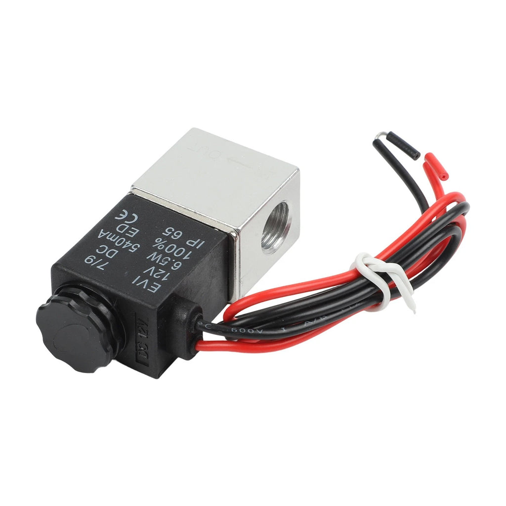 1/4 Inch Electric Air Water Solenoid Valve 12V DC Normally Closed