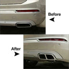Stainless Steel Exhaust Muffler Tail Pipe Cover for Volvo XC90 (2015-2019)