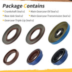 6 Transmission Oil Seals Kit for Polaris General 1000, XP 1000, PRO XD (2016–2023) 3610284