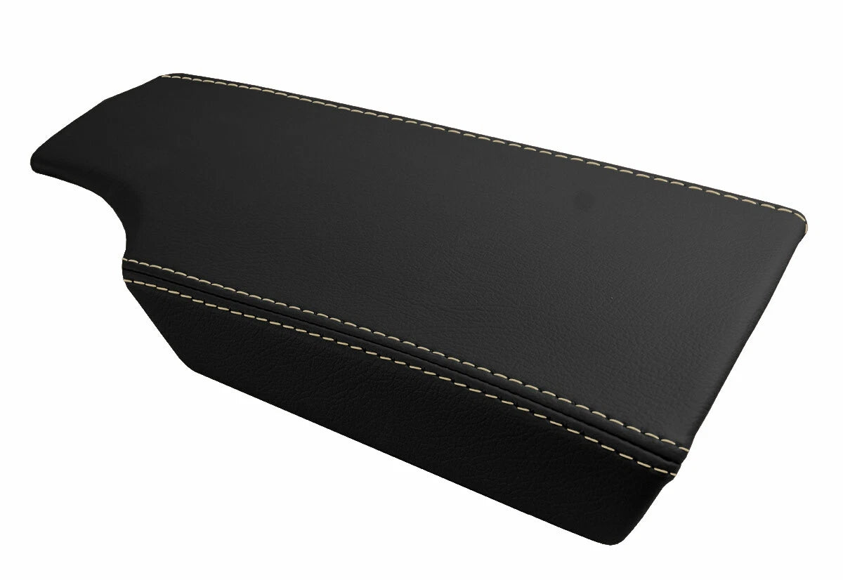 Console Lid Pull Over Cover for Porsche 987 (2005–2012) Beige Stitch