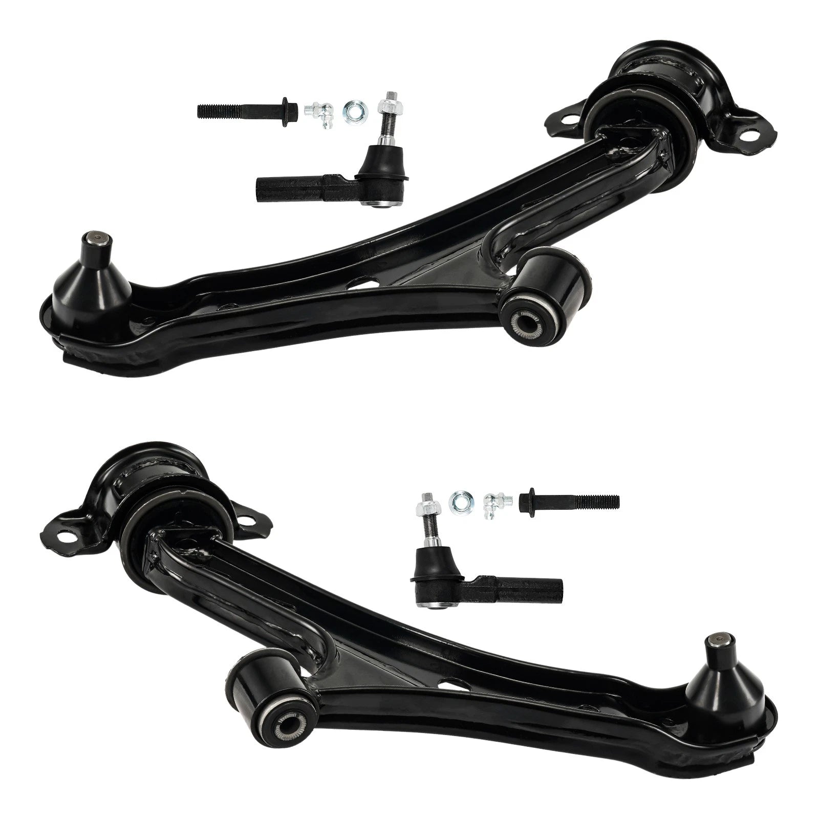 4Pcs Front Control Arms and Tie Rods for Ford Mustang (2005–2009)