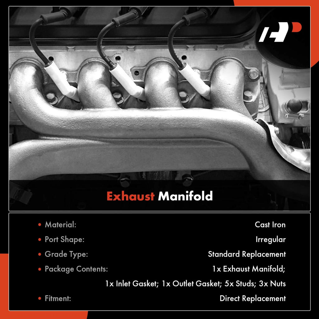 Exhaust Manifold for Chevy Express 3500 GMC Savana 3500 (2003–2006)