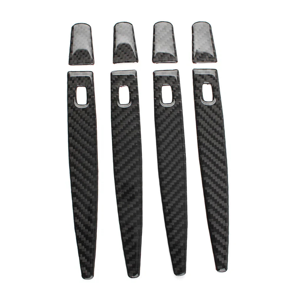 8 Pcs Outer Door Handle Cover Trim Black for Chevrolet Equinox (2018-2021)