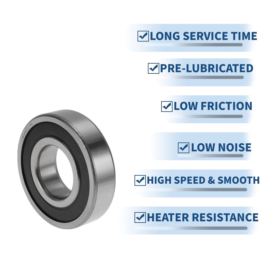 Deep Groove Ball Bearing 6309VV for Various Models (45x100x25mm)
