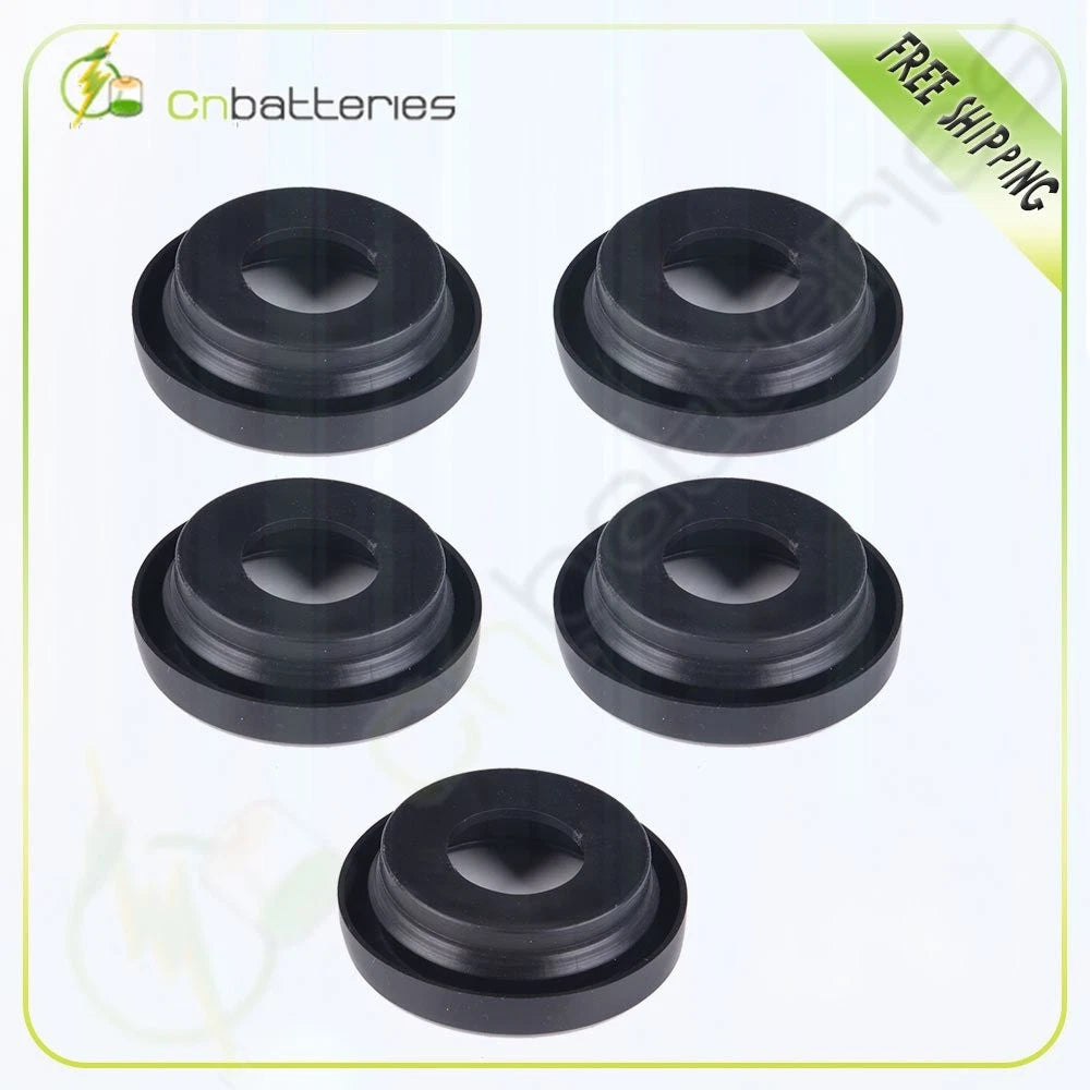 Set of 5 Rubber Grommet & Pigtail for 2" Round Marker Trailer Light