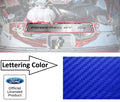 Radiator Cover Plate Blue Carbon Fiber Replacement for Ford Mustang GT (2015–2017)