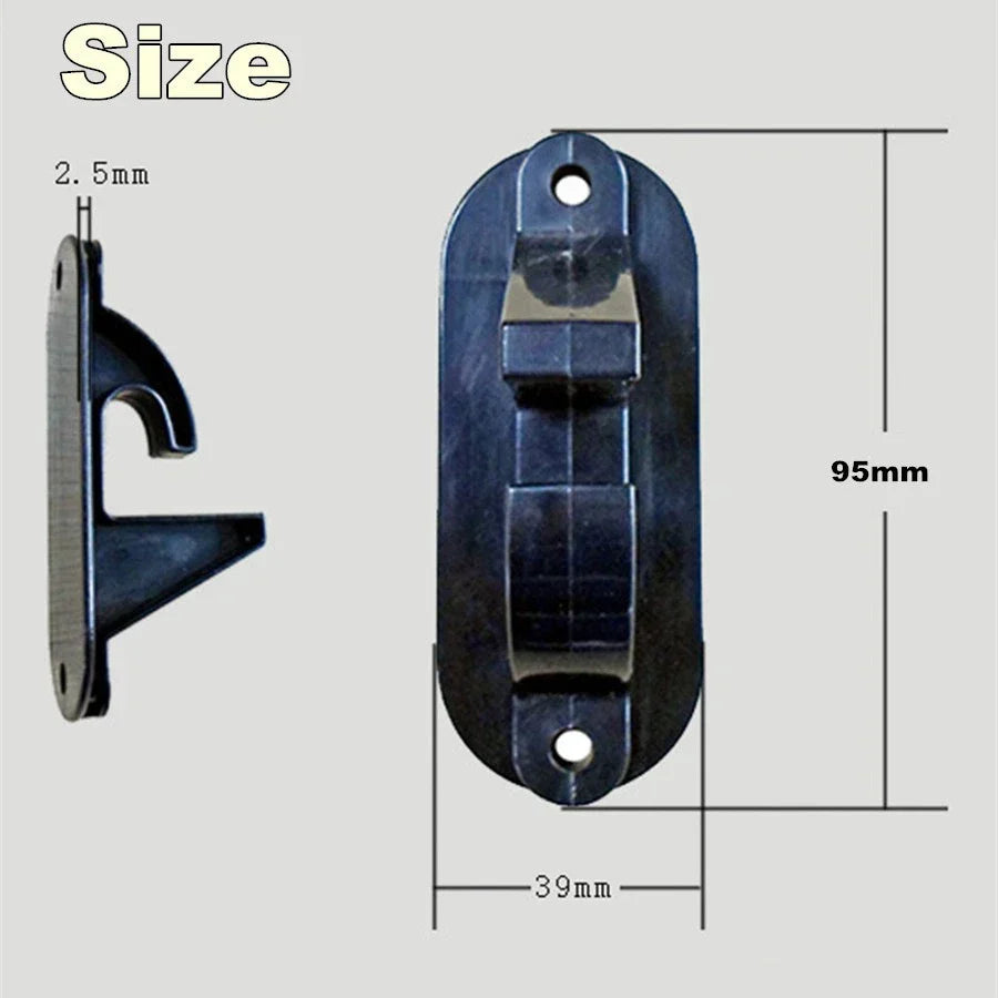 10x Tire Wheel Rim Hub Display Rack Wall Mounted Hook AU