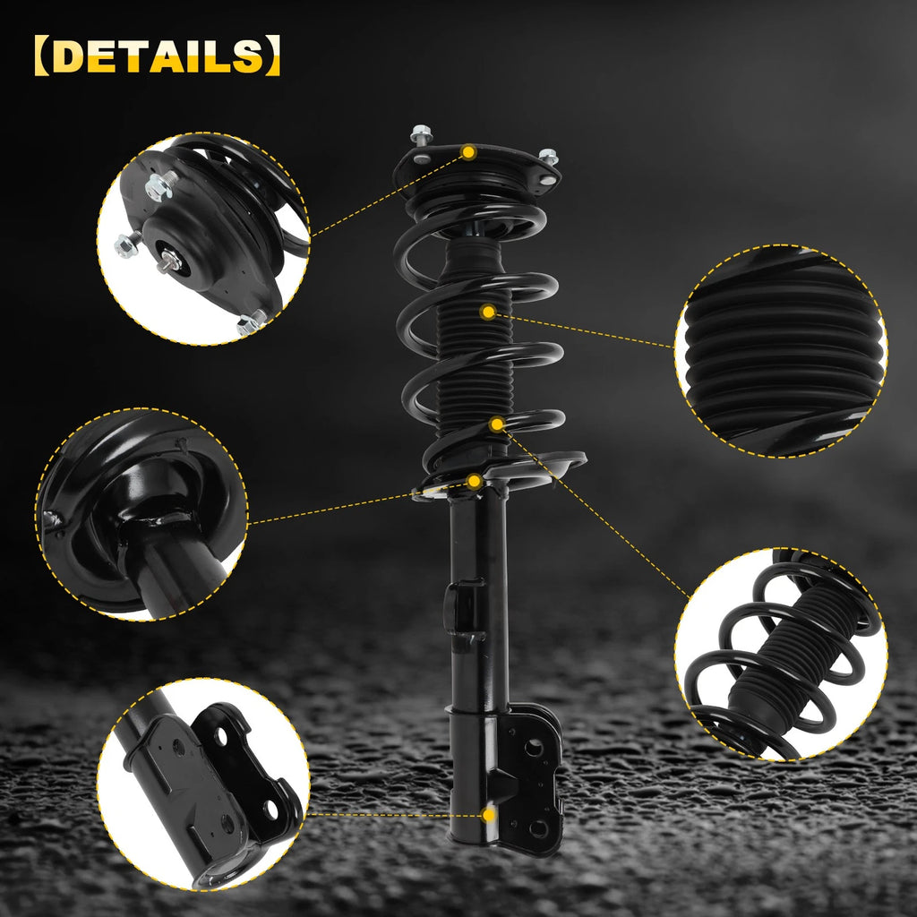 2X Front Complete Struts with Springs for Kia Sorento (2011–2013)