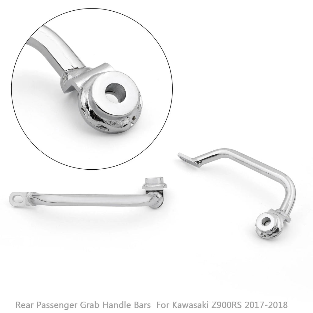 Chrome Passenger Grab Handle Bar for Kawasaki Z 900 950 RS (2017–2022)