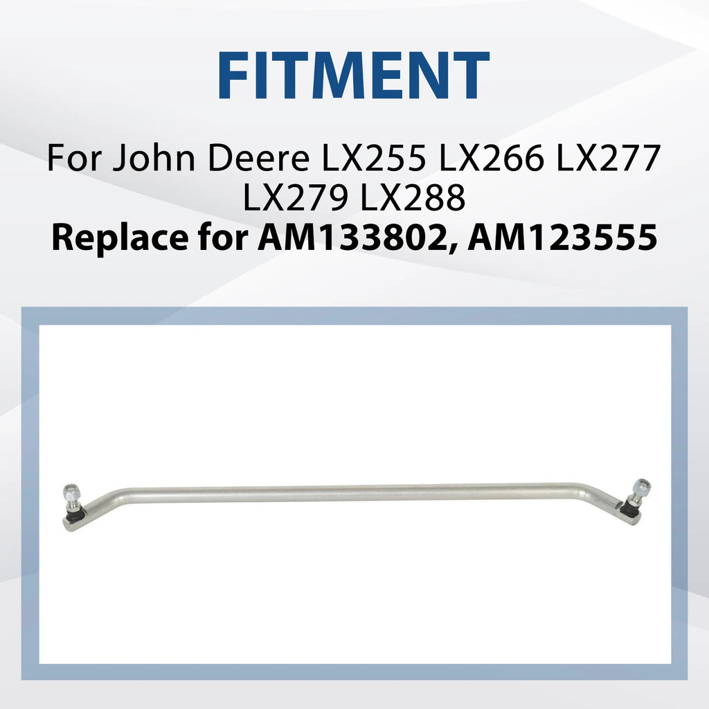 Steering Tie Rod for John Deere LX255/266/277/279/288 (#AM133802, #AM123555)