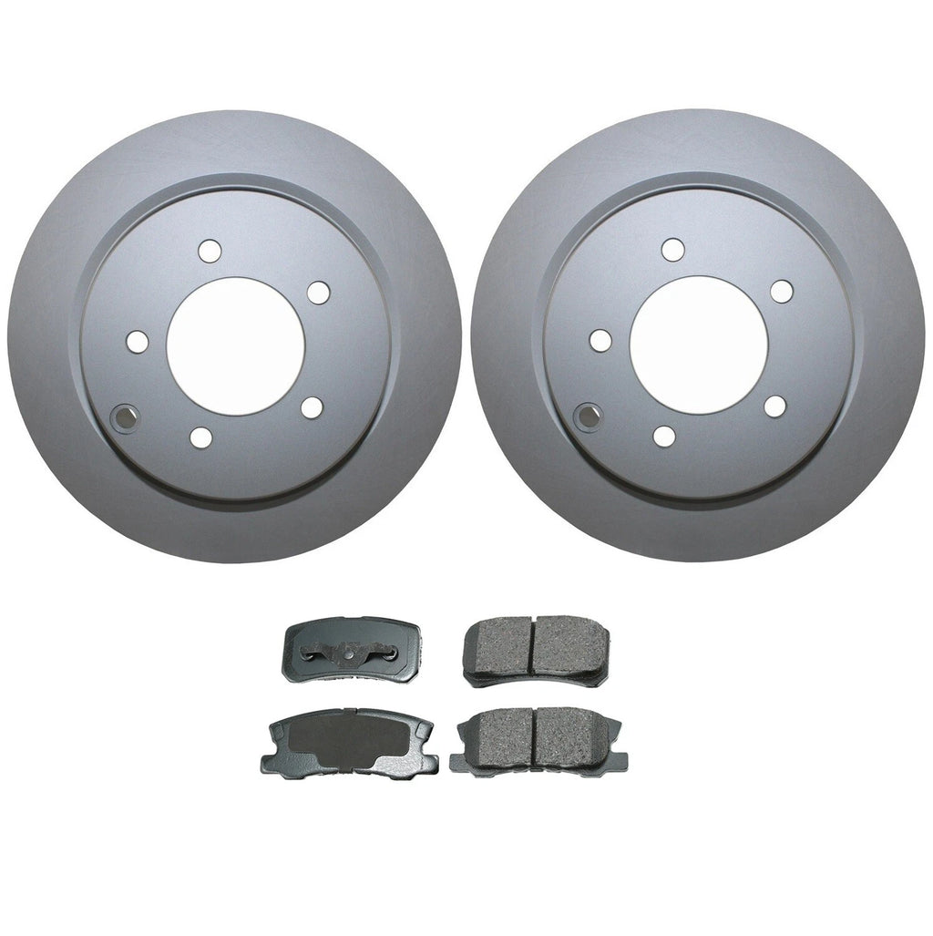 Rear Brake Kit 302mm Disc & Akebono Ceramic Pad for Chrysler Dodge Jeep