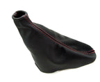 E Brake Boot Cover for Ford Mustang (2010–2014) Black Red Stitch