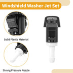 Windshield Washer Nozzle Kit 2 x Gaskets for Dodge Ram (2009-2010)