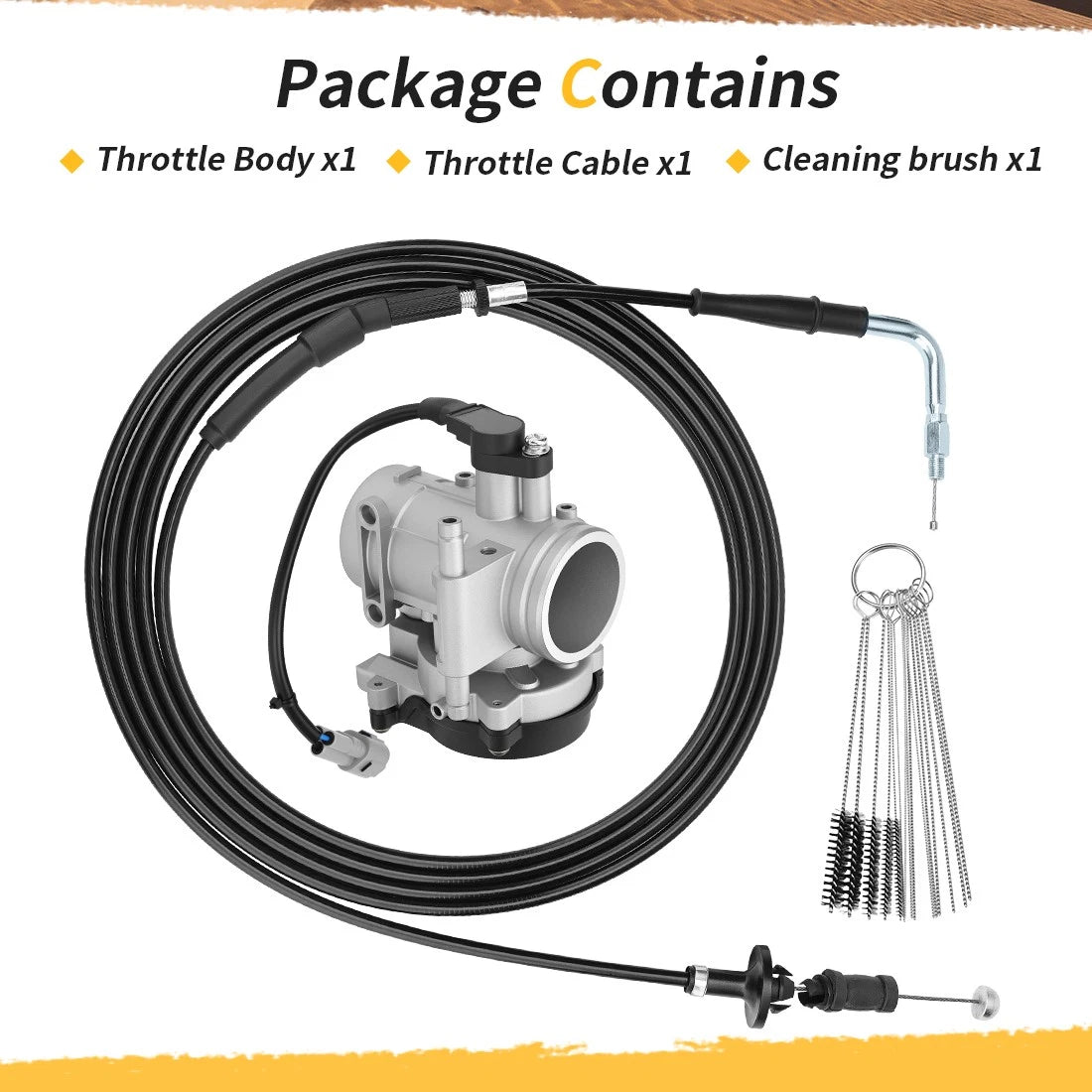 Throttle Body & Throttle Cable Assembly for Polaris Ranger Crew 700 (2008–2009)