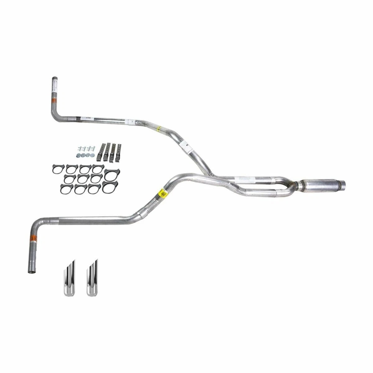 Dual Exhaust Glass Pack Muffler with SW Tip for Dakota (1997–2005)
