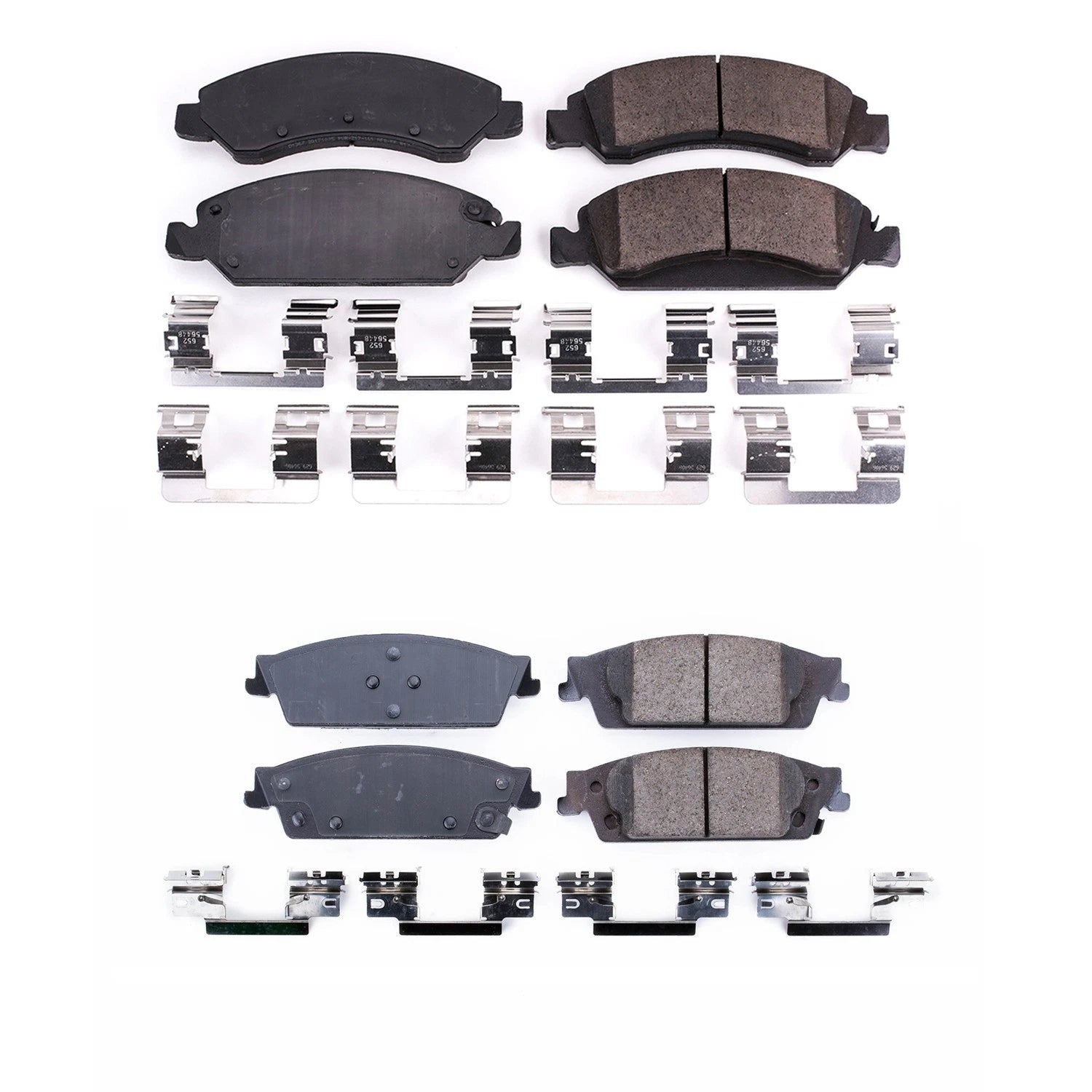 PowerStop Front & Rear Carbon Fiber Ceramic Brake Pads Kit for Tahoe Yukon (2007–2014)