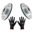 Front Drilled & Slotted Brake Rotors Kit for Ram 1500 Classic (2019–2023) S-53005