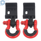2-Piece Front Tow Hook Mounting Brackets & 3/4" Shackles for Toyota Tacoma (2009–2023)
