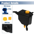Coolant Radiator Reservoir Tank with Sensor for BMW 5 Series 6 Series