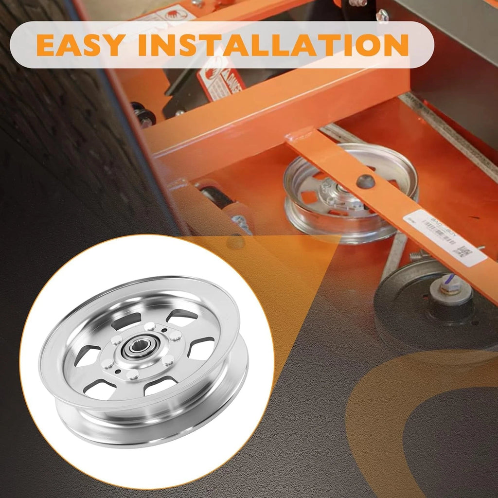 2X Flat Idler Pulley for Bad Boy Ferris Simplicity Snapper (48"-54")