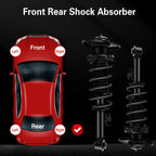 Set of 2 Rear Complete Struts & Coil Spring for Mini Cooper (2002-2008)