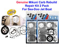 2X Mikuni Carburetor Rebuild Repair Kit for SeaDoo Challenger (1800)