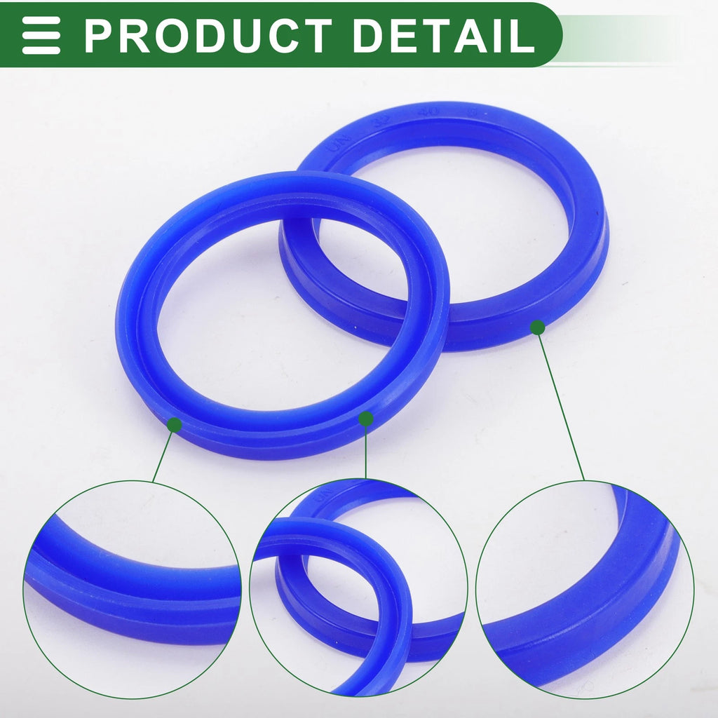 Set of 5 Oil Seal Rotary Shaft Seal 32x40x5mm High Pressure Blue