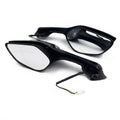 Carbon Look Rear View Mirrors with Turn Signals for Kawasaki Ninja ZX10R (2011–2015)