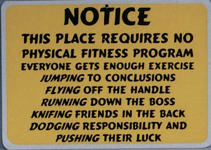 Notice Sign for Man Cave, Office, Shop, Garage