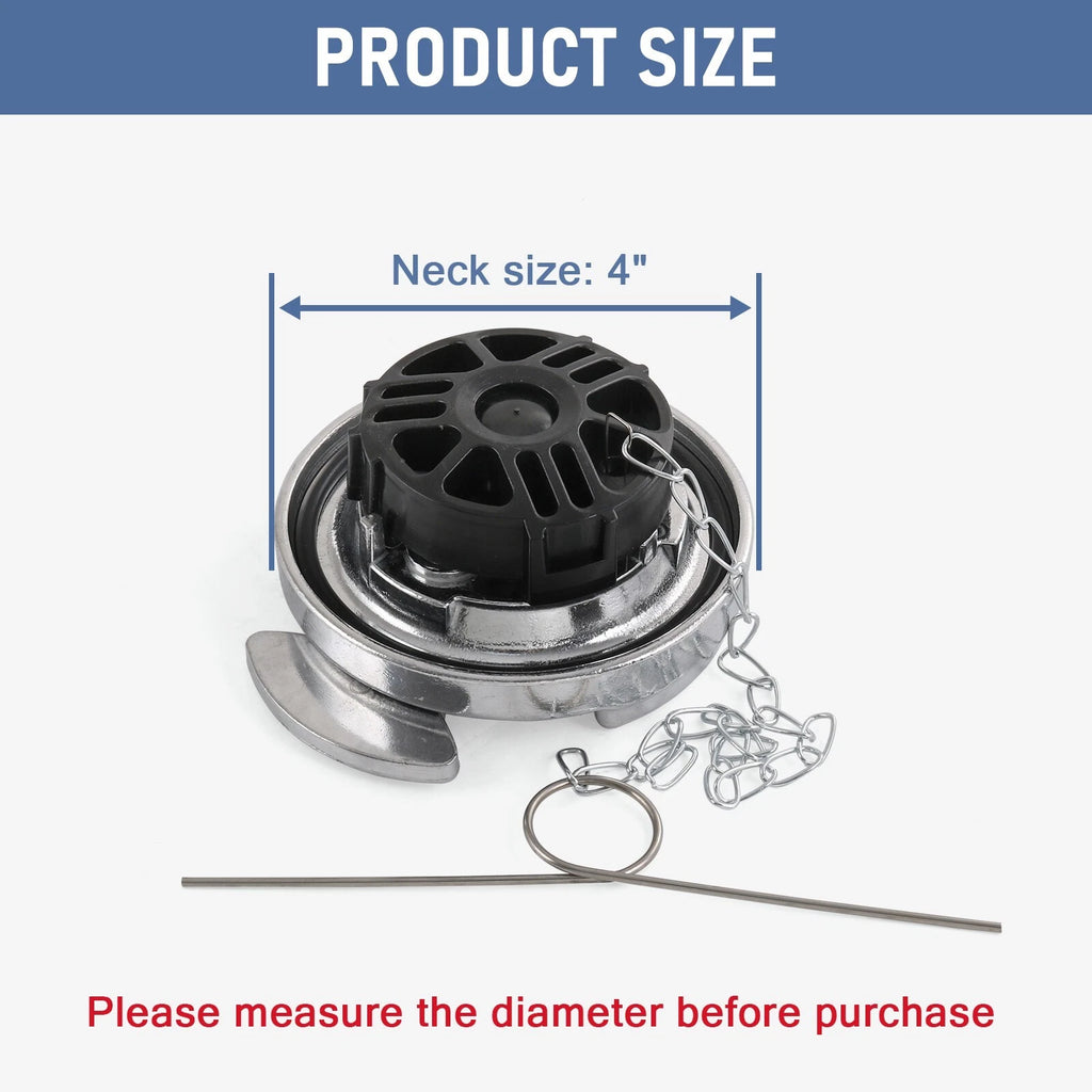 2Pcs Aluminum Diesel Fuel Cap for Peterbilt