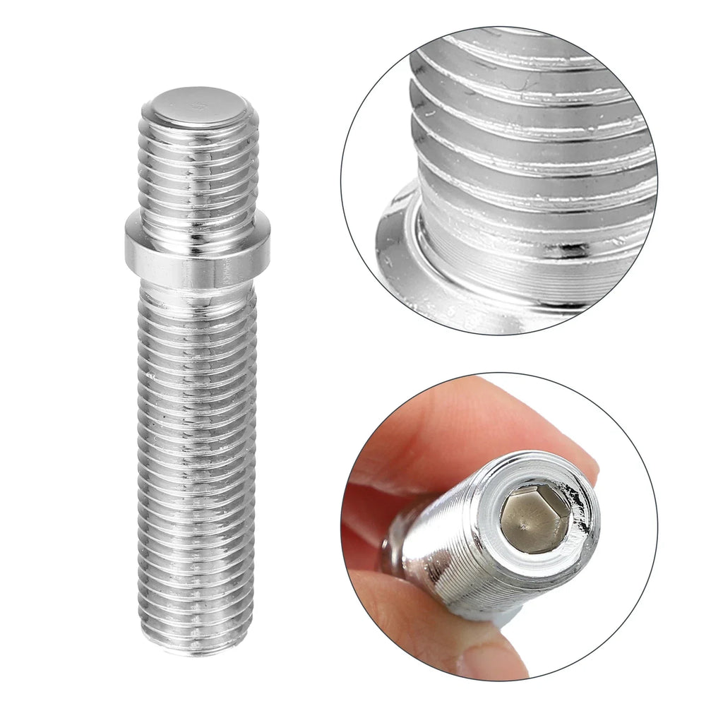 10 x 58mm M12x1.5 wheel stud for BMW Silver Tone