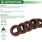 Set of 5 Oil Seal Rotary Shaft Seal FKM Rubber 12.5x20.5x4.5mm