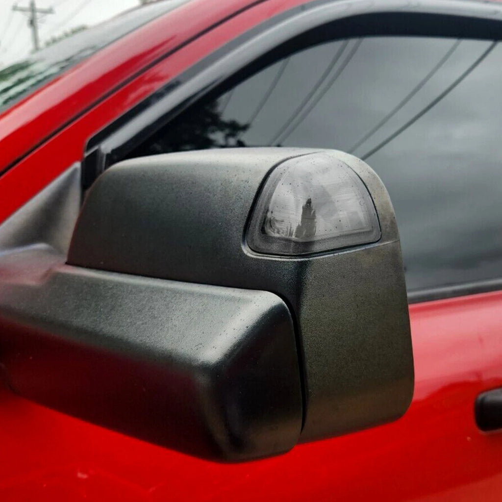 Smoke Lens Amber LED Side Mirror Turn Signal Lights for Dodge Ram 1500 2500 3500 (2002–2023)