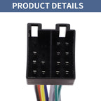 Set of 2 Car Stereo CD Player Wiring Harness 70-9401 for Chrysler Crossfire (2004–2007)