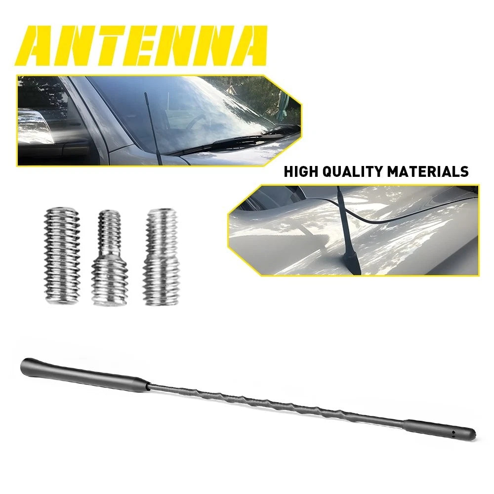 13" Antenna Mast for Toyota Tacoma (1995–2016) AM/FM Power Black