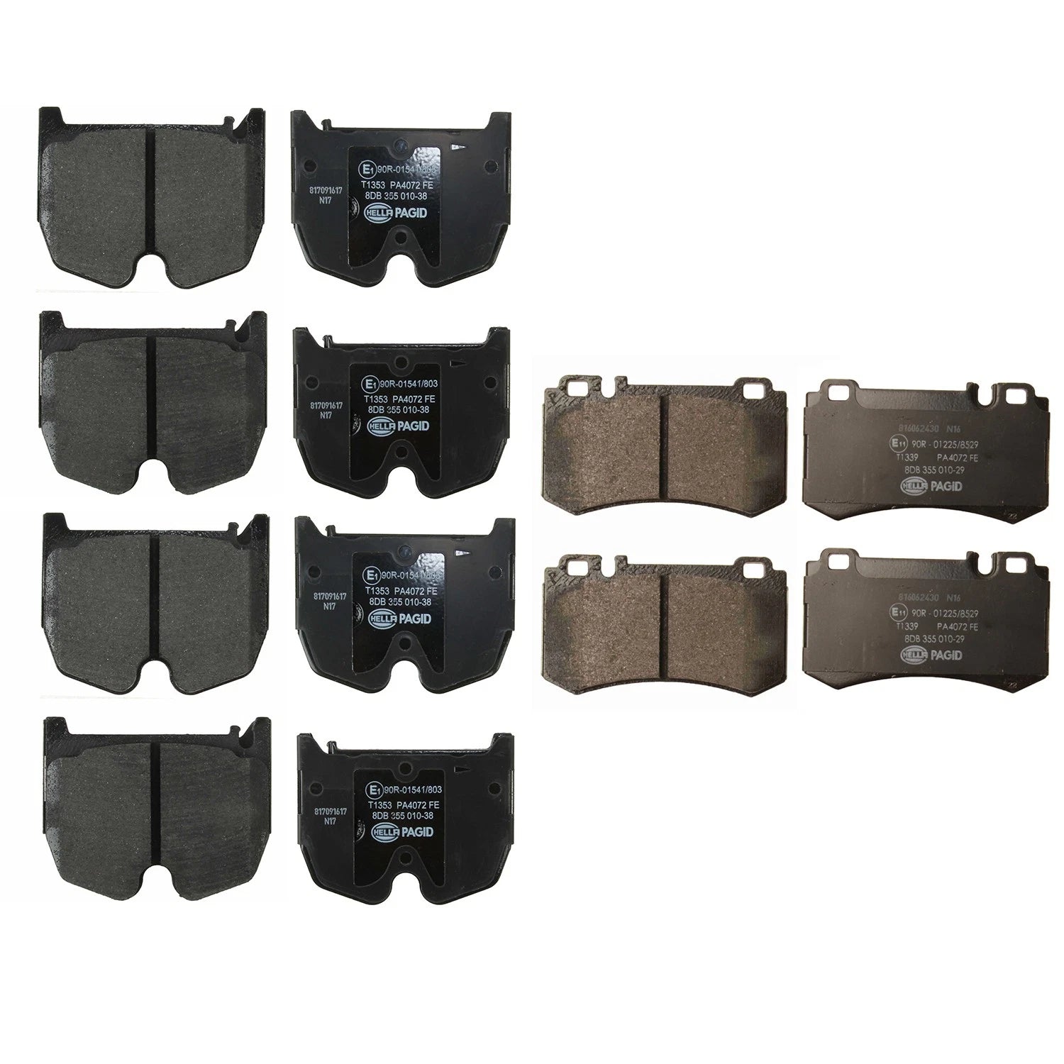 Disc Brake Pads Kit for Mercedes-Benz C215 CL55 AMG W211 E55 AMG (2000–2006)