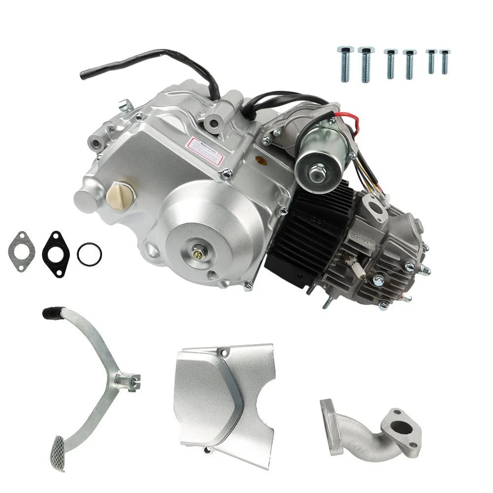 125cc 4-Stroke ATV Engine Motor for ATV Quad Go Kart (3-Speed, Reverse)