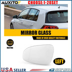 Left Side Heated Mirror Glass for VW Golf (2010–2013) 1-5X