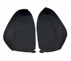 Set of 2 Front and Rear Door Armrest Covers for Acura TL (2004–2008) Black PVC Leather