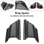 Body Winglet Side Deflector Air Wing Spoiler for Honda ADV-150 (2019–2022) Black T9