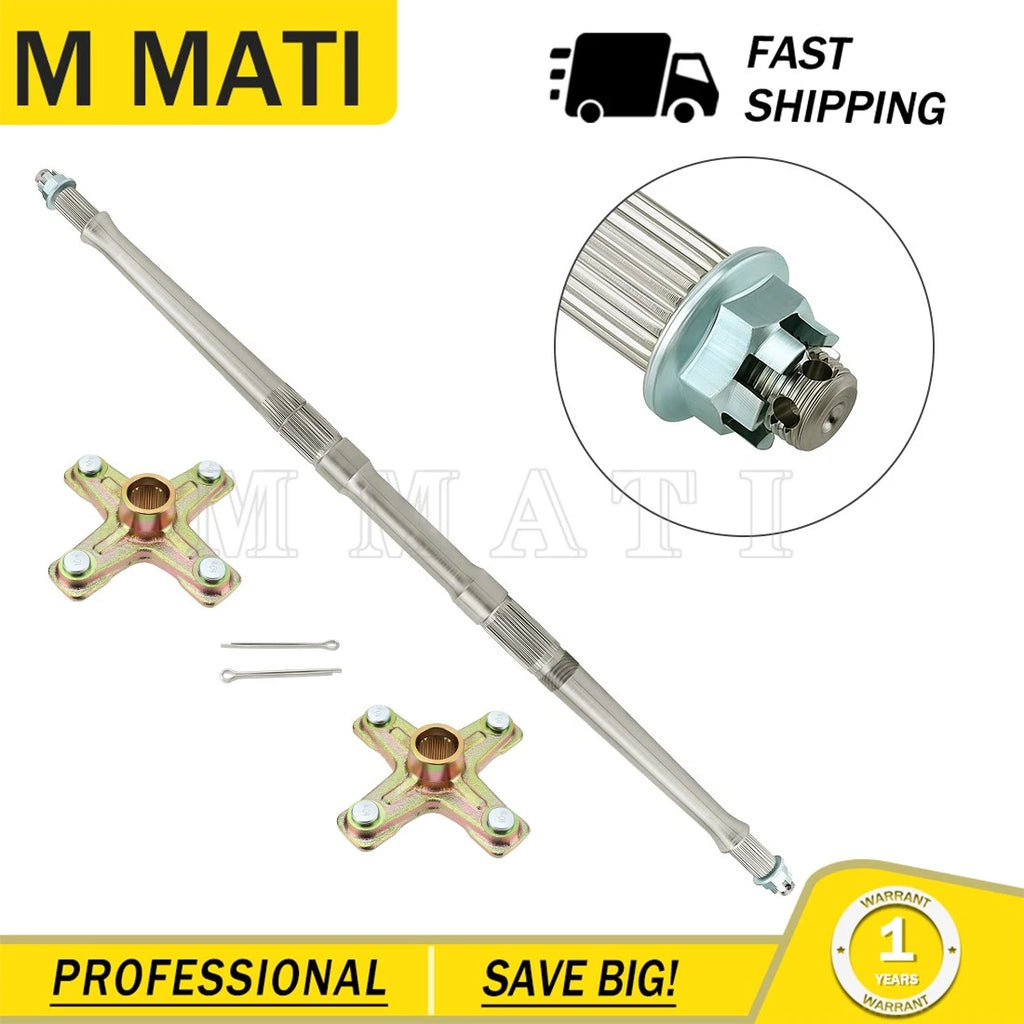 Rear Axle Shaft with Wheel Hub Nuts for Yamaha YFM700 (2006–2025) 1PE-F53K0-00-00