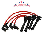 Set of 4 Ignition Spark Plug Wires for Mazda Miata (1990-2000)