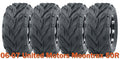 Set of 4 16x8-7 WANDA ATV Tires for United Motors Moontrax 50R (2006–2007)